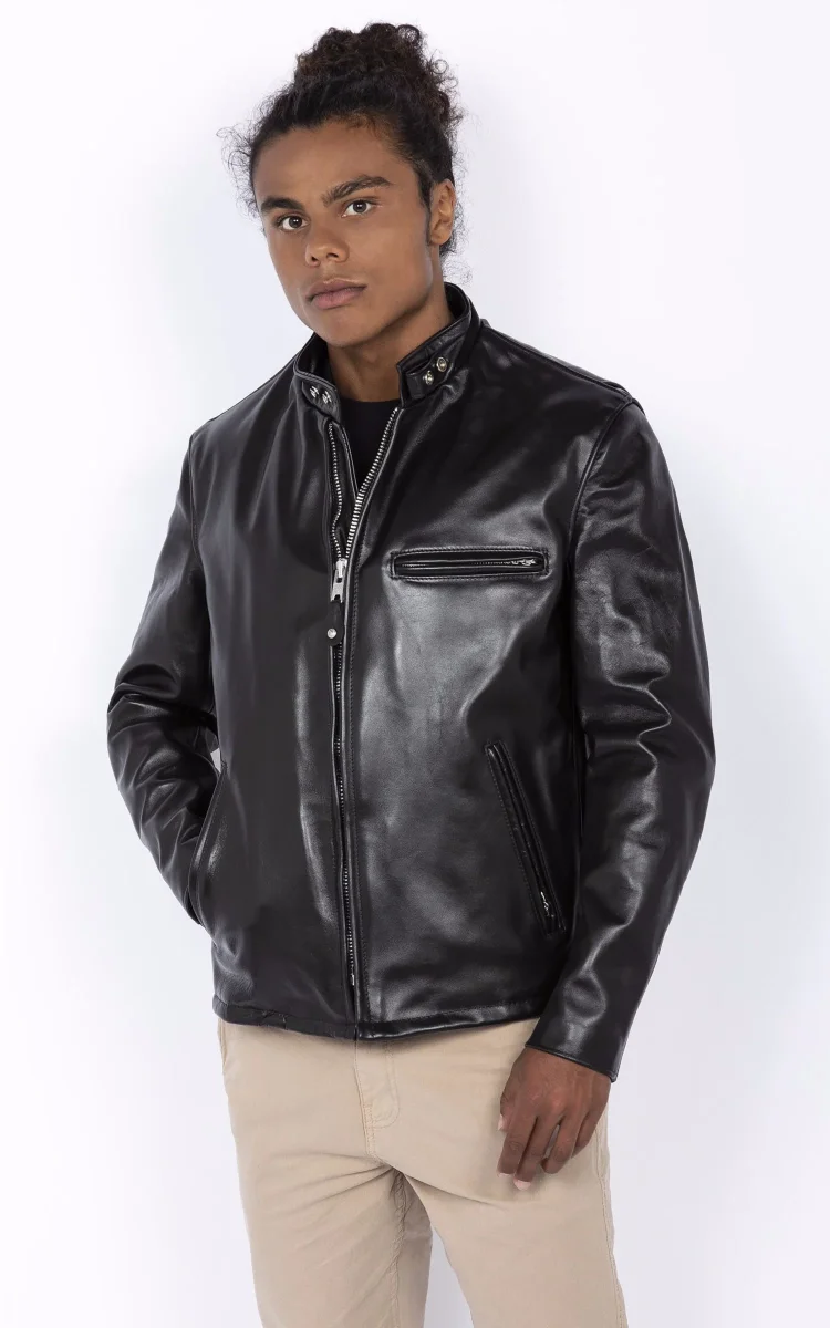 Blouson cuir Original 641HH noir